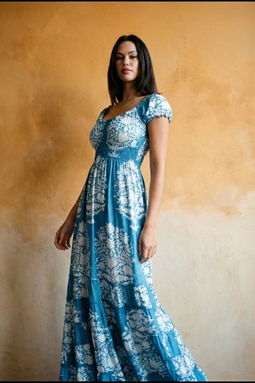 Vestido reversible azul, Laura - Imagen 2