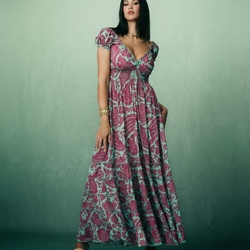Vestido reversible morado, Laura - Imagen 1