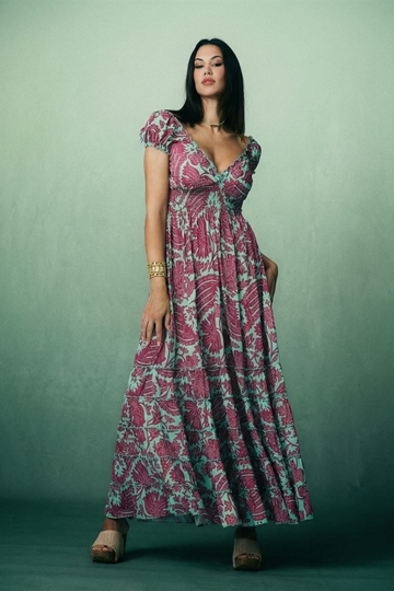 Vestido reversible morado, Laura - Imagen 1
