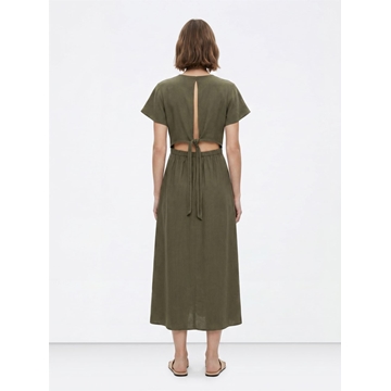 Vestido verde botones delanteros, Calito - Imagen 2